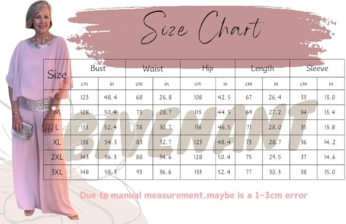 BIVENANT Womens Sequin 2 Piece Wedding Guest Pant Loose Formal Pantsuit for Women Suits for Ladies