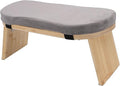 Zerodis Yoga Meditation Bench Meditation Benches Zen Stool Prayer Bench with Cotton Cushion and Nonslip Pads for Home Relaxation Tea Ceremony Yoga Modern