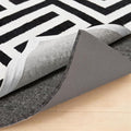 GORILLA GRIP Felt and Natural Rubber Stay in Place Slip Resistant Rug Pad, 1/8in Thick 2x10 FT Protective Padding for Under Area Rugs, Cushioned Gripper Pads, Carpet Runners Hardwood Floors Protection