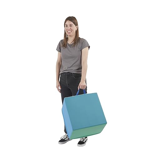 ECR4Kids SoftZone Adult Cozy Cube, Flexible Seating, Contemporary