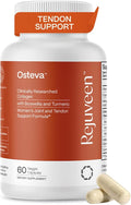 Rejuveen Osteva Joint Support Supplement for Women | High Potency Collagen, Turmeric, Boswellia | for Flexible Cartilage & Tendons, Resilient Knees & Hip, Improved Mobility | Non-GMO, 60 Ct