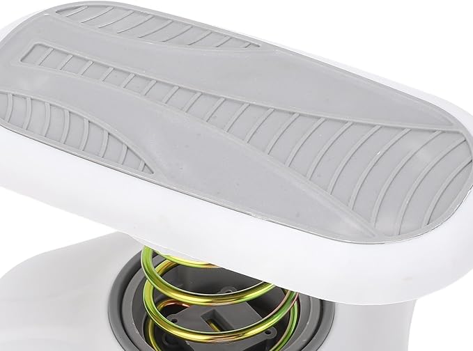 Spring Foot Rest, Under Desk Anti Slip Foot Stool with Adjustable Height for Home Office and Toilet Use, Gray