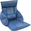 Eapmic Floor Chair, Lazy Sofa, Folding Chair Bed with 5-Position Adjustable Headrest & Backrest, Indoor Chaise Lounger, Gaming Recliner for Reading Gaming Meditation Living Bedroom (Navy Blue)