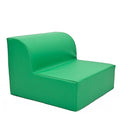 Children's Factory Library Lounger, Flexible Seating Classroom Furniture, Comfy Kids Chairs, Green, Single Lounger