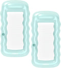 FUNBOY Clear Inflatable Mesh Pool Lounger Mesh Water Hammock with Built-in Pillow 70" Pool Hammock Float for Adults Swimming Pool Accessories & Tanning Pool Lounger Float for Pool Party & Summer
