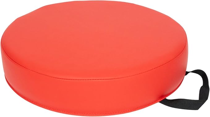 Schooled Cushioned Floor Seats - Set of 6 Round Spot Markers for Early Childhood Floor Time - Flexible Seating