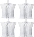 ABCCANOPY Canopy Weights 150 LBS Tent Sand Bags,4pcs-Pack (White)