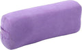 SPYMINNPOO Yoga Bolster, Meditation Cushion & Floor Pillow with 3 Layer Support, Washable Velvet Cover & Carry Handle (Purple)