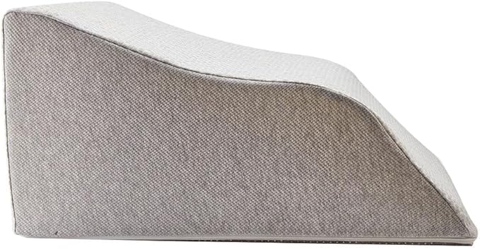 Lounge Doctor Elevating Leg Rest Wedge Pillow, Light Blue, Medium