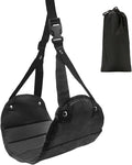 Portable Airplanes Foot Rest Hammock Adjustable Travel for Long Flight Comfort Relief