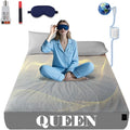 NAGS® Grounding Sheets,Grounding Bedding Sheet, Soft Cotton with Pure Silver Fitted Grounded Sheet for Improved Sleep,Pain Relief (Light Gray, Queen,60 * 80 * 13.5inch)