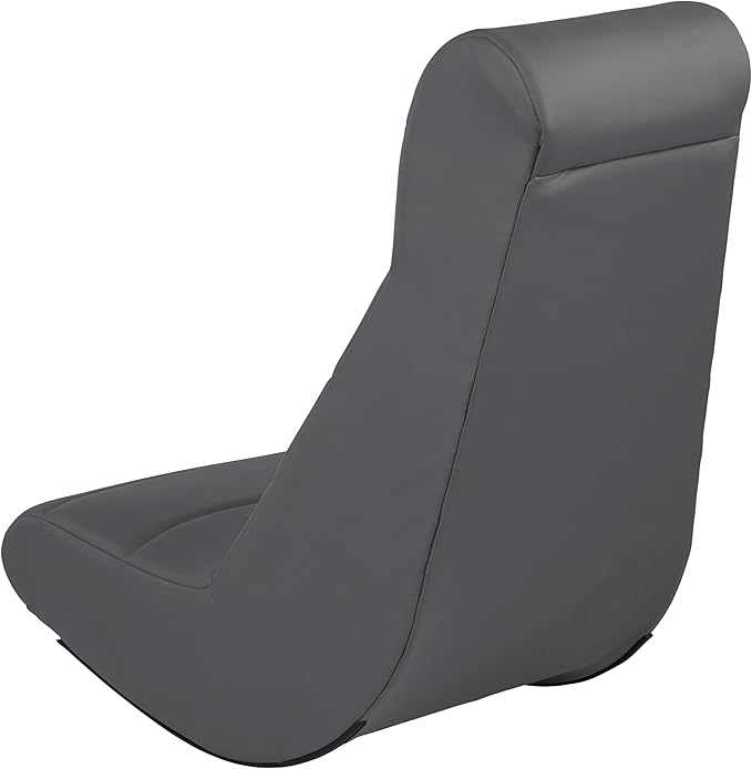 FDP Horizontal Floor Rocker, Lightweight Video Rocker for Kids and Teens, Ergonomic Chair for Reading, Gaming, Watching TV - Dark Gray, 10489-DG