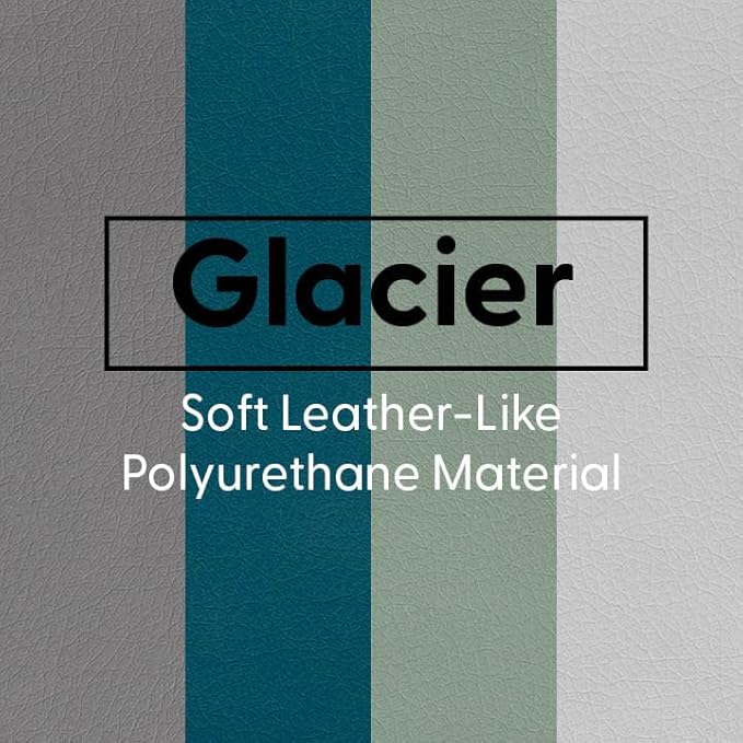 FDP SoftScape 12 inch Square Toddler Floor Cushions with Handles; Flexible Seating for Daycare, Preschool, Playroom; 1.5 inch Deluxe Foam (4-Piece) - Glacier