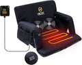 Nice C Heated Massage Stadium Seats, Floor Chair, Bleacher Seats, Reclining Waterproof Cushion, Foldable, Thick Padding, with Shoulder Straps & Side Pockets