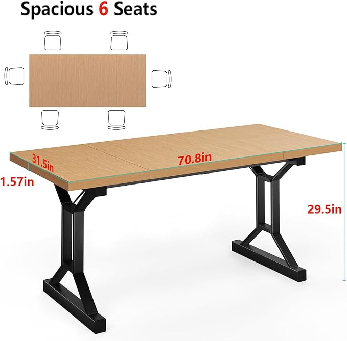 Workbench for Garage Surface Tool Bench for Home Renovation Commercial Steel Work Tool Bench 70.8 * 31.5 inch