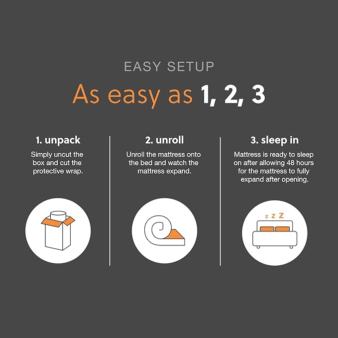 Signature Design by Ashley Full Size iKidz 7 Inch Firm Gel Memory Foam Mattress with Stretch Knit Cover & Pillow Included, Blue Ocean, Fiberglass Free, Mattress in A Box