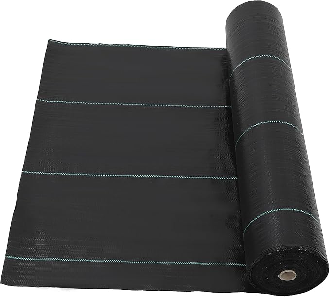 ExploreHorizon 6ft X 300ft Weed Barrier Landscape Fabric Heavy Duty, Premium 2.4 oz Ground Cover Weed Block Gardening Mat, Easy Setup & Superior Weed Control, for Erosion Control, Weed Barrier