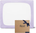 REST® Evercool®+ Fitted Sheet, Cali King, Lavender Breeze, 15" Deep(up to 18’’), Breathable Bedding for Hot Sleeper and Night Sweats, Bed Sheet with Ionic+ Self-Cleaning Silver Yarn for Sensitive Skin