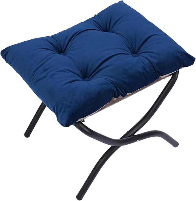 Modern Lazy Chair with Ottoman, Comfortable Lounge Chair for Bedroom, Chair and Ottoman Set, Lounge Accent Chair with Footrest for Bedroom, Garden and Courtyard