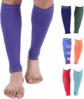 Doc Miller Compression Calf Sleeve for Men & Women – 20-30mmHg Graduated Support for Running, Shin Splints, Calf Strain – Knee High, Small to 6XL Plus Size