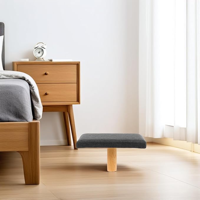 Portable Posture Bench Grey Medium for Meditation and Balance Training Comfortable Kneeling Stool with Stable Support for Adults Over Zen Practice Seat