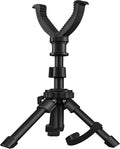 CVLIFE Shooting Rest Tripod - Adjustable Height, 360 Degree Rotation, V Yoke Stand - Portable Rifle Rest for Target Shooting, Hunting and Outdoor Activities