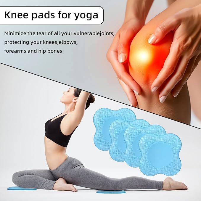 Yflingjie 2 packs Yoga Knee Pad Cushion Extra Thick for Knees Elbows Wrist Hands Head Foam Pilates Kneeling pad Yoga Knee Cushion Thick Exercise Pads for Knees Elbows Wrist Hands Head Foam Pilates Kneeling pad，Support Foam Pads for Women and Men