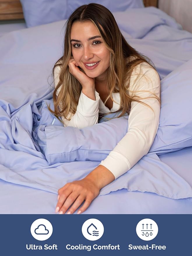 Extra Deep Pocket Twin Sheets - 3 Piece Breathable & Cooling Bed Sheets - Hotel Luxury Bed Sheet Set - Soft, Wrinkle Free & Comfy - Easily Fits Extra Deep Mattresses - Deep Pocket Lavender Sheets Set