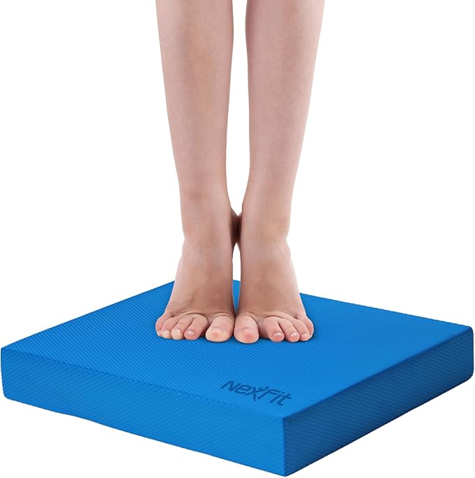 NexFit High-Density Balance Pad - Durable TPE Foam Balance Pad Physical Therapy, Foam Exercise Pad with Non-Slip Surface, Lightweight for Home & Gym Workouts, Core Strength & Balance Enhancement