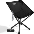 NJZ Lightweight Folding Camping Chair — Compact & Easy to Use, Portable Chair for Everyday Outdoor Comfort, Beach, Camping, Travel & Backyard