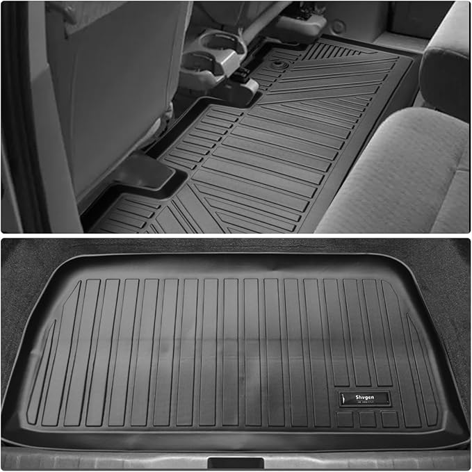 Compatible for 2012-2017 Honda Odyssey Cargo Liner Cargo Mat Trunk Liner Trunk Mat for 2017-2012 Honda Odyssey Accessories (Fit for 7 or 8 Seater Model)