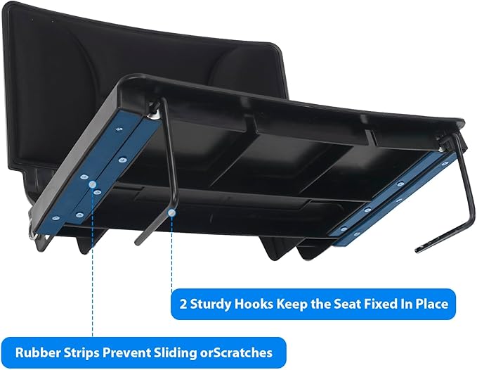 Stadium Seats for Bleachers with Back Support,Stadium Seating for Bleachers with Comfy Padded Active Foam Backs,Portable Folding Stadium Chair with Shoulder Strap