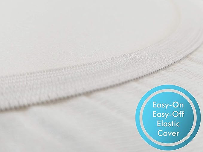 Comfort Finds Rise with Ease Seat Cushion - Thick Firm Chair Cushion Booster - Extra Thick Foam Pad for Home, Patio, Office and Car Seats - Extra Supportive Lift - 15.5 X 18 X 5 (Sherpa Cream)