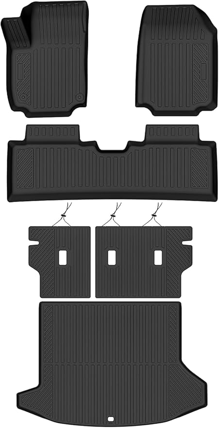 Floor Mats & Trunk Mat & Backrest Mats for 2025 2026 Chevy/Chevrolet Equinox/GMC Terrain Floor Mats All Weather for Chevy Equinox Floor Liner Accessories