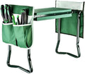BESTHLS Garden Kneeler and Seat - Heavy Duty Folding Stool with Thick Pad, 2 Tool Pouches, 330 lbs Capacity - Knee & Back Support, Perfect for Seniors, Women, Men