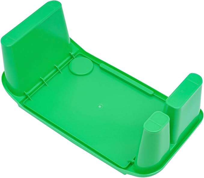 12 Pack Kids Lap Desk Tray with Storage Slots, Portable Lap Desk, Activity Tray, Drawing, Stackable, Writing, Eating, Classroom, 19.69" L x 9.84" W x 7.1" H (Green)