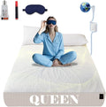 NAGS® Grounding Sheets,Grounding Bedding Sheet, Soft Cotton with Pure Silver Fitted Grounded Sheet for Improved Sleep,Pain Relief (Beige, Queen,60 * 80 * 13.5inch)