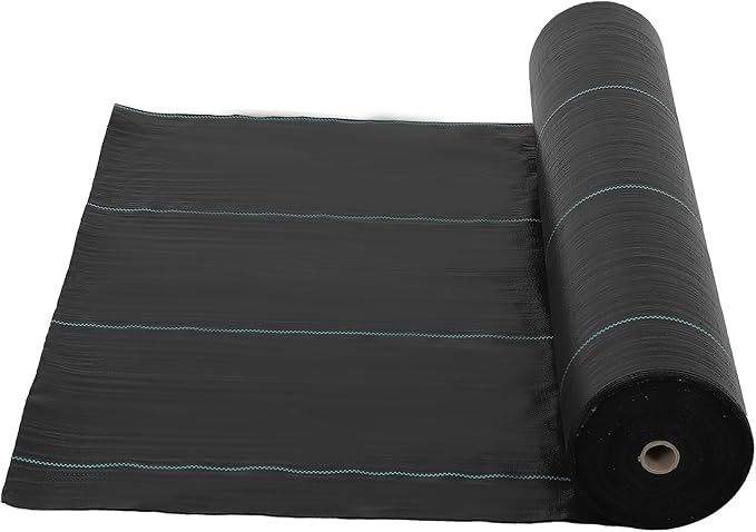 ExploreHorizon 3ft x 300ft Premium Weed Barrier Landscape Fabric, 3.24 oz Heavy Duty, Weed Control Fabric, High Permeability, Good for Flower Bed, Driveway Fabric and Ground Cover