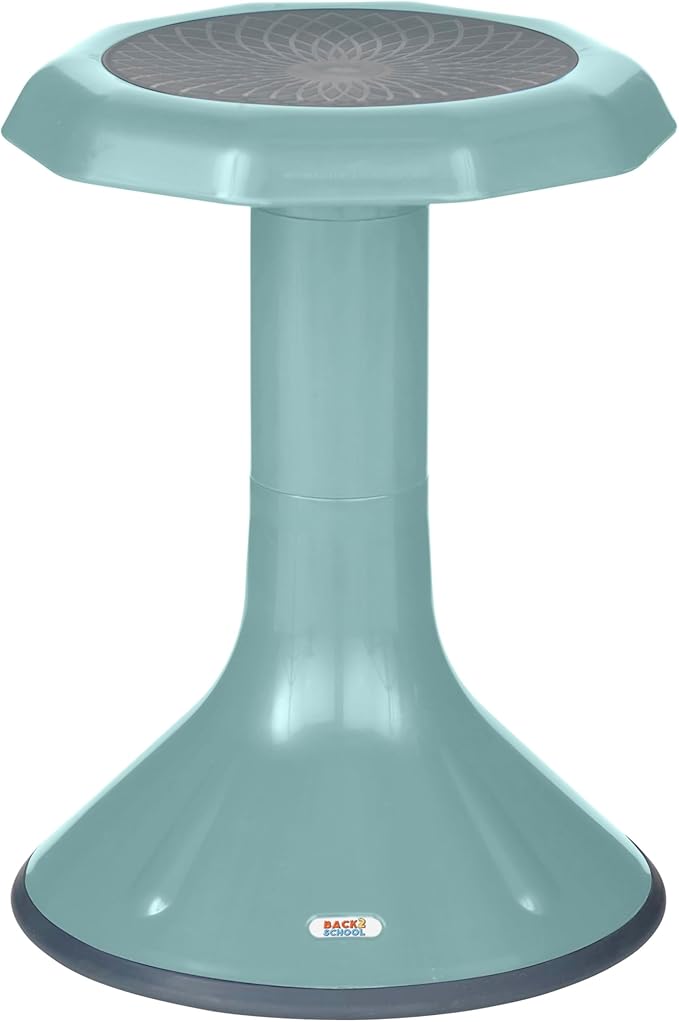 Wobble Stool, 18", Flexible Seating, Seafoam