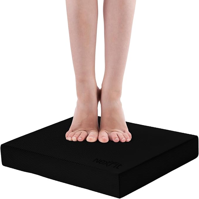 NexFit High-Density Balance Pad - Durable TPE Foam Balance Pad Physical Therapy, Foam Exercise Pad with Non-Slip Surface, Lightweight for Home & Gym Workouts, Core Strength & Balance Enhancement