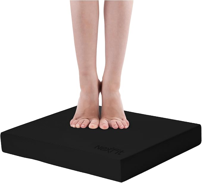 NexFit High-Density Balance Pad - Durable TPE Foam Balance Pad Physical Therapy, Foam Exercise Pad with Non-Slip Surface, Lightweight for Home & Gym Workouts, Core Strength & Balance Enhancement