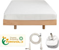 Grounding Sheet California King Size，10% Pure Silver Fiber+400 Thread Organic Cotton，Soft Earth Grounding Bed Fitted Sheets with Grounding Cord +US Safe Adapter (72"x 84"x 13")