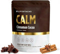 Lifestacks Calm Evening Tonic Sleep Powder - Cinnamon‑Cocoa Nighttime Superfood Drink Mix - Magnesium, L‑Theanine, Reishi Mushroom & L‑Tryptophan for Deep Sleep & Recovery, No Grogginess - 20 Servings