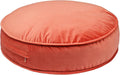 YIUOR Round Floor Pillow Cover Velvet Throw Seating Pouf Yoga Meditation Cushion Plush Case Reading Room Decor Cover Only (25.6IN, Brick Red)