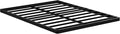Maenizi King Size Box Spring 2 Inch Low Profile, Heavy Duty Metal Box Spring Bed Base Bunkie Board, Mattress Foundation, Easy Assembly, Noise Free, Black