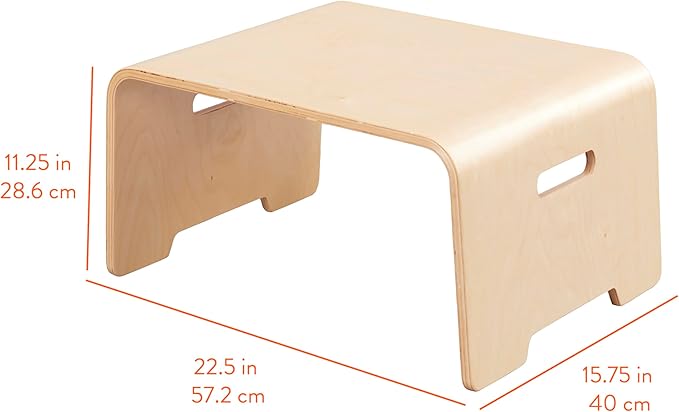 Back2School Express Bentwood Floor Desk, Kids Furniture, Natural