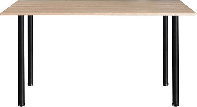 WUHUANGKAKA 28 Inch Table Legs,Adjustable Metal Desk Legs,Suitable for DIY Furniture Legs,Computer Desk,Dining Table,Workbenches,Coffee Table,Set of 4 (Black).