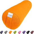Sol Living Yoga Bolster Pillow Rectangular Meditation Cushion Cotton Meditation Accessories for Restorative Yoga Meditation Pillow Yoga Pillow Firm Body Pillow Bolster Pillow for Legs Removable Cover