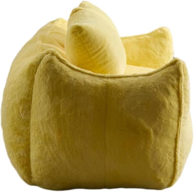 KEIKI Giant Bean Bag Couch for Adults, Oversized Loveseat, 2 Seater Fireside Chair, Comfy Lazy Floor Sofa, Cozy Reading Chair with Pillows for Living Room, Bedroom, No Assembly Required