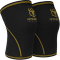 Iron Bull Strength Knee Sleeves 7mm (1 Pair) - Compression Brace & Knee Sleeve For Weightlifting, Powerlifting & Cross Training - Knee Support for Squats - Men & Women
